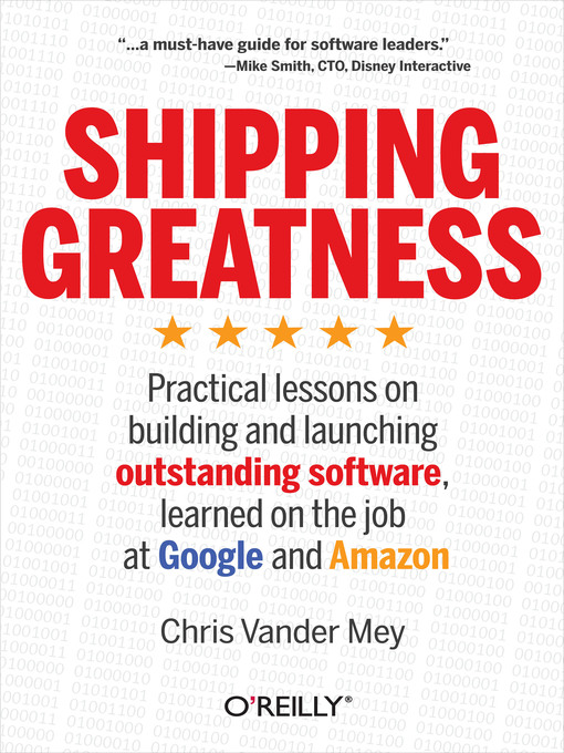Title details for Shipping Greatness by Chris Vander Mey - Available